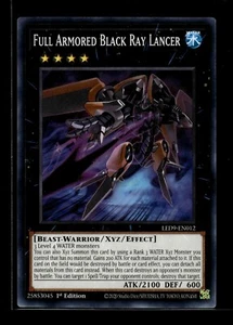 FULL ARMORED BLACK RAY LANCER Duels from the Deep #EN012 LED9(NM+)(YGO) - Picture 1 of 1