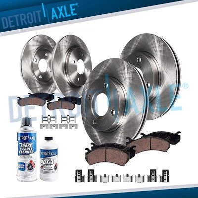 Pastillas de rotores de freno delanteros 9,45"" 9,41"" traseros para Honda Civic Del Sol 1993-1997 Foto 1 de 4