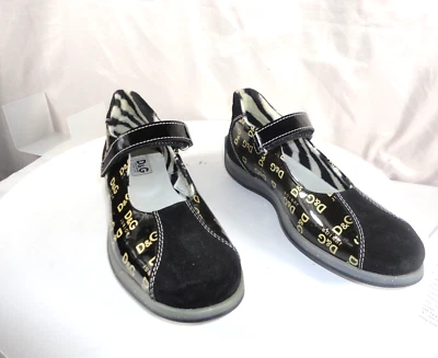 DOLCE & GABBANA Kids Shoes Girl Patent Leather Black Formal Flat EU 34 US 3 - Image 1 of 4