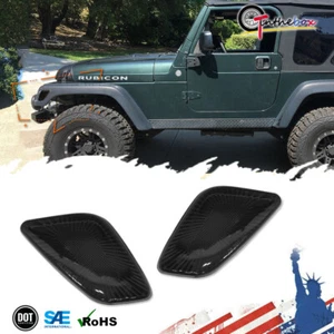 2x Luces de señalización laterales de esquina de guardabarros ahumadas para Jeep Wrangler TJ 1997-2006 - Imagen 1 de 7