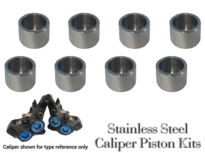 Yamaha YZF-R1 Pinza Freno Delantera Acero Inoxidable Juego Pistón 2002-2003 5PW Punto Azul Foto 1 de 2