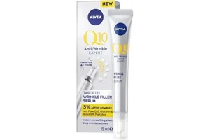 X2 Boxes NIVEA Q10 Anti-Wrinkle Expert Targeted Wrinkle Filler Serum 15ml - Picture 1 of 1