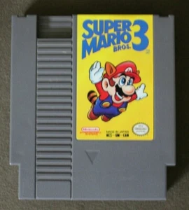 Super Mario Bros NES vintage Original authentic Nintendo 1985 Tested work Game - Foto 1 di 2