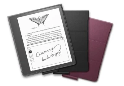 Genuine Amazon Leather Cover for Kindle Scribe 2024 and 2022 2 colors New - Image 1 of 4