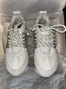 Versace 38 Sneaker T.45 Mix Tessut+Crosta+Vitello White - Picture 1 of 16