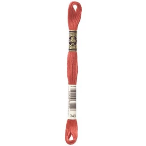 DMC 6-Strand Embroidery Cotton 8.7yd-Dark Coral - 12 Pack - Picture 1 of 1