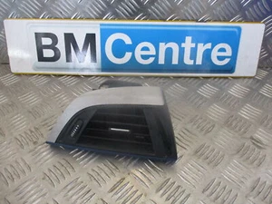 BMW F20 F21 DRIVERS SIDE FRESH AIR VENT BLUE MATT HEXAGON ALUMINIUM TRIM AN06 - Imagen 1 de 2
