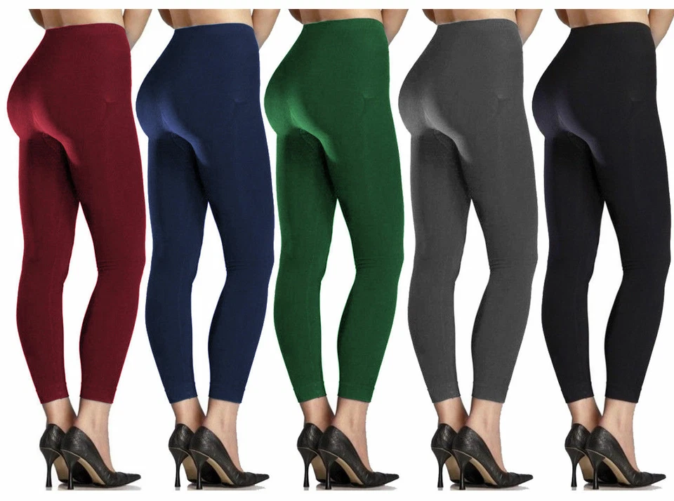 NOVAS LEGGINGS FEMININAS DE LÃ TÉRMICA INVERNO GROSSO QUENTE PLUS SIZE 8-26. - Imagem 1 de 1
