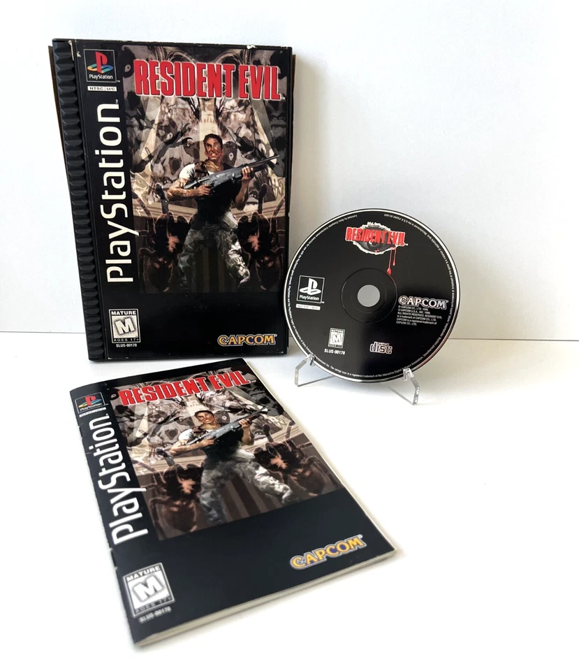 Resident Evil - CIB/OVP - Super Rare Long Box - NTSC/ US - Sony Playstation 1 - Bild 1 von 4