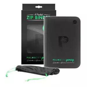 Collector's Series 4 Pocket Zip Trading Card Binder - BLACK - Picture 1 of 3