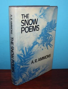 The Snow Poems by A.R. Ammons Hardcover 1st edition - Imagen 1 de 6