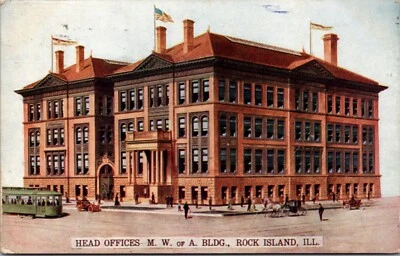 PC Receipt Head Offices Modern Woodmen of America Building Rock Island Illinois - Image 1 of 2