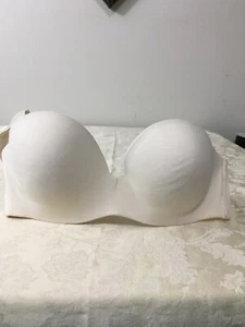 AMBRIELLE Multi-way Strapless Underwired Silicone Edge StayPut Fit Size 36C Nude - Picture 1 of 7