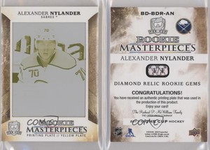 2017 Black Diamond The Cup Rookie Masterpieces Printing Plate Yellow Framed 1/1