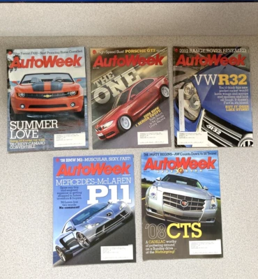 Auto Week Magazines July 2007 (5 Issues) - ‘09 Camaro, ‘08 BMW I Series, VW R32, - Image 1 of 4