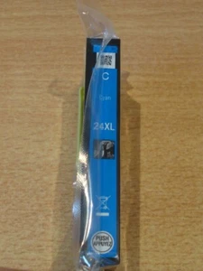 Cartucho cian GENUINO EPSON 24XL T2432 ORIGINAL OEM ELEPHANT tinta sellada al vacío - Imagen 1 de 3