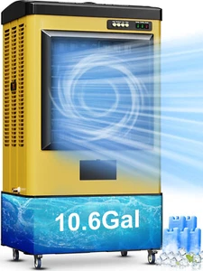 4800 CFM Swamp Cooler Air Conditioner, 41" Evaporative Air Cooler with 10.6 Gal - Picture 1 of 12