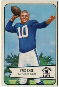 1954 Bowman #14 Fred Enke Baltimore Colts - Picture 1 of 2