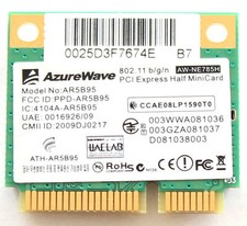 Atheros AR5B95 AR9285 Half size WiFi Wireless 802.11N wlan Mini PCIE Card