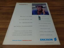 (PG471) Pierce Brosnan * Promo Print Ad Magazine Clipping Ericsson