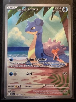 Pokemon Misty's Lapras - 194/182 - Destined Rivals - NM HOLO IR - Image 1 of 2