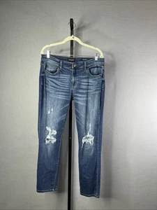 Jeans Judy Blue Boyfriend Fit 13/31 azul desgastado elástico denim - Imagen 1 de 11