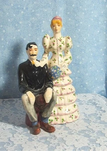 VINTAGE BRAYTON BRAUT UND BRÄUTIGAM GAY 90ER 1940 - Bild 1 von 8