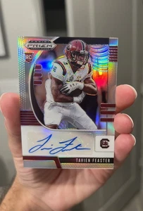 2020 Prizm Draft Picks Tavien Feaster RC #205 Silver Prizm Rookie Auto Gamecocks - Bild 1 von 3