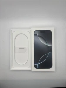 Apple iPhone 16 Pro, White Titanium, 256GB Empty Box Only - Picture 1 of 5