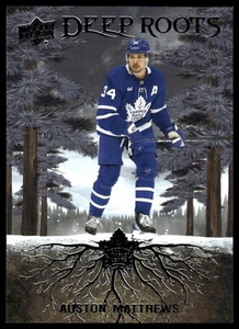 2023-24 Upper Deck #DR-1 Auston Matthews Deep Roots - Picture 1 of 2