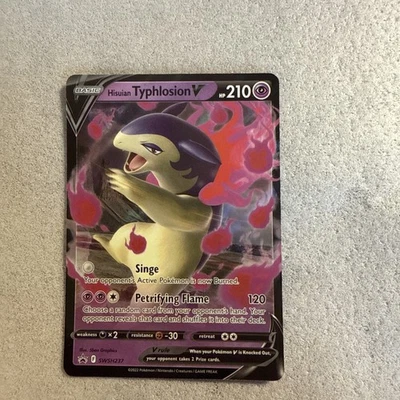 Hisuian Typhlosion V SWSH237 SWSH: Sword & Shield Promo Cards Holo - Image 1 of 2