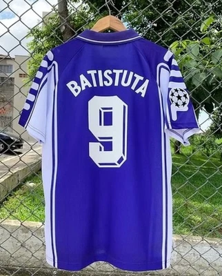 *Maglia FIORENTINA 99-00 BATISTUTA 9 CALCIO CAMISETA JERSEY RUI COSTA TOLDO - Immagine 1 di 4
