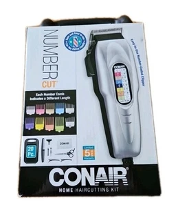 Conair Mens Clipper Hair Cutting Kit Number 20-Pc Corded Clippers HC408R - Picture 1 of 6