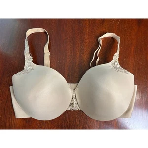 Lilyette Minimizer Bra Size 40D Full Coverage Underwire Smooth Back Nude Beige - Picture 1 of 6