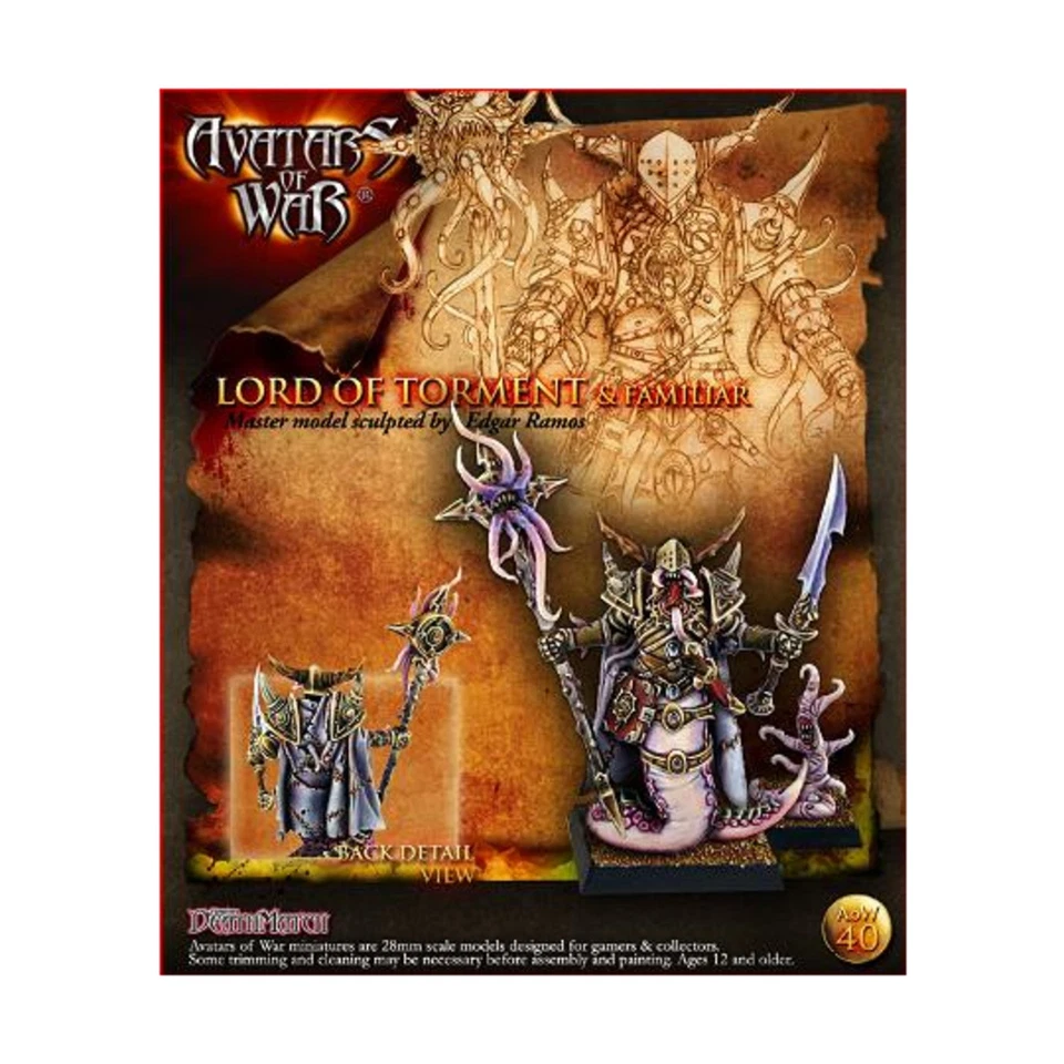 Аватары войны Warthrone Апокалипсис 28 мм Lord of Torment w/знакомый пакет новый - Изображение 1 из 1