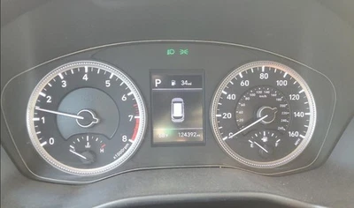 Santa Fe OE 2019 velocímetro calibre clúster 124 k millas Hyundai Foto 1 de 4