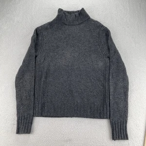 J Crew Sz S Sweater Turtleneck Gray Supersoft Yarn Merino Wool Alpaca Blend - Picture 1 of 12