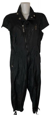 Mono negro de colección Y2K Apple Bottoms talla 11/12 mono grunge gótico ropa de calle Foto 1 de 4