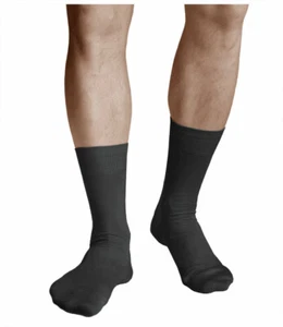 Calze 100% cotone uomo sottili nero bianco rosso grigio tg. 39-43-46 - VITSOCKS - Foto 1 di 12