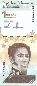Venezuela 1 Million Bolivar, 2020 UNC X 100 STCK. Konvolut - Bild 1 von 2