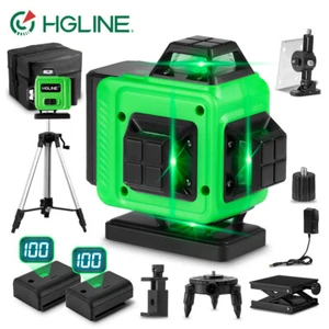 16 Line Laser Level Wasserwaage 4D 360° Kreuzlinienlaser Kit mit Koffer +Stativ - Bild 1 von 24