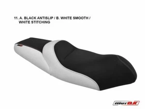 Gilera Nexus 250 & 500 MotoK sella Cover waterproof anti slip race B389/11 WHITE - Foto 1 di 1