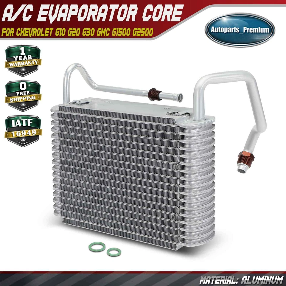 Núcleo evaporador de aire acondicionado delantero para Chevrolet G10 G20 GMC G1500 G2500 G3500 1980-1984 Foto 1 de 4