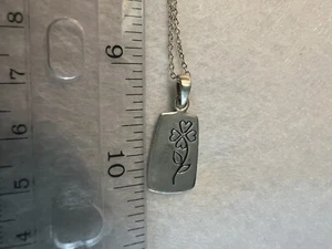 925 4-blättriges Kleeblatt Tochter Halskette Anhänger Sterling 18" Italy "wenn Töchter.." - Bild 1 von 10