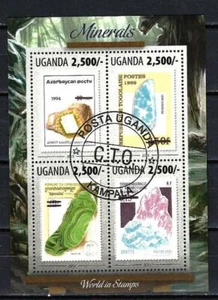 Mineralien Uganda 2013 (4) Yvert Nr. 2590 bis 2593 gestempelt used - Bild 1 von 1