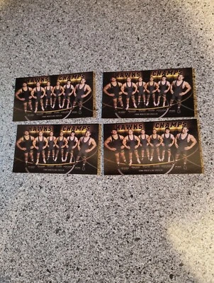 Lot of 4 IOWA Hawkeye Wrestling 2023-2024 POCKET SCHEDULES  - Image 1 of 4