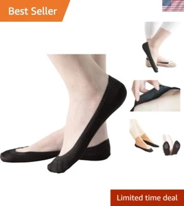 Ultra-Soft 4 Pairs Women's Invisible Socks - Perfect for Any Shoe Style - Picture 1 of 9