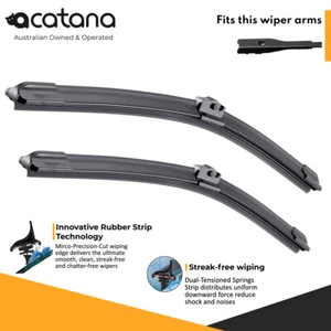 Wiper Blades for Audi Q3 8U 2012 2013 2014 2015 2016 - 2018 AERO 24" + 21" PAIR - Picture 1 of 10