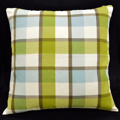 LL316a Oliver Beige Square Pure Cotton Canvas Fabric Cushion Cover/Pillow Case - Image 1 of 4