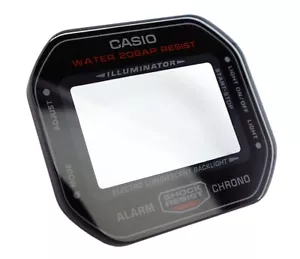 Casio G-Shock Mineral Uhrenglas eckig mit Aufdruck | DW-5600 DW-5600HR - Bild 1 von 1